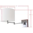 Safavieh Lillian Wall Sconce in Gold Leaf and Off White (Set of 2)