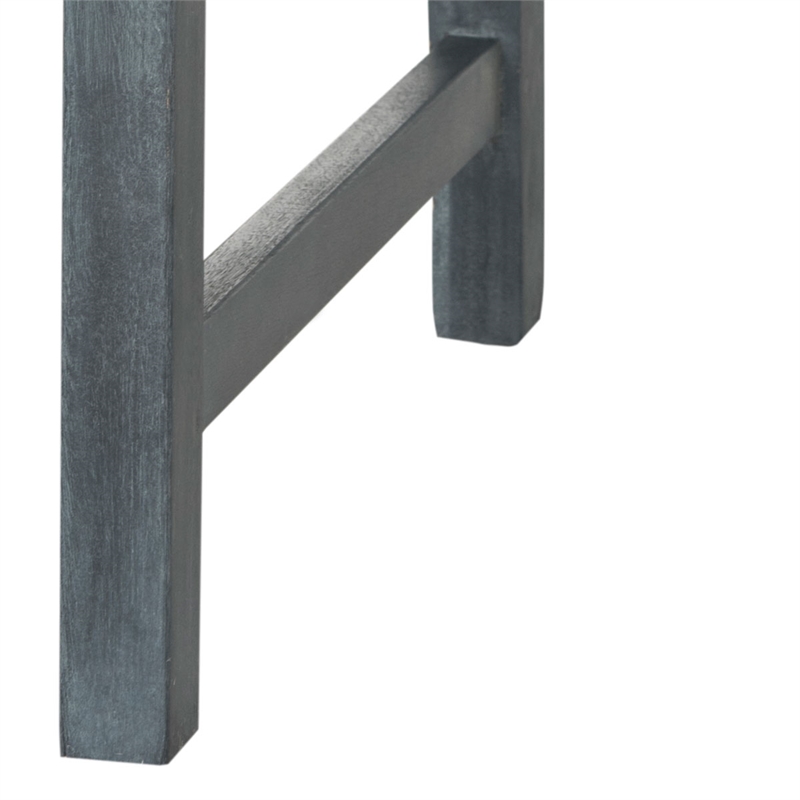 Safavieh Bradbury 3 Seat Bench in Ash Gray/Beige