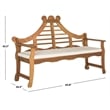 Safavieh Azusa Outdoor Wood Bench in Natural / Beige