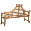 Safavieh Azusa Outdoor Wood Bench in Natural / Beige