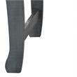Safavieh Azusa Solid Wood Traditional Bench in Ash Gray and Beige