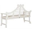 Safavieh Azusa Outdoor Wood Bench in Antique White