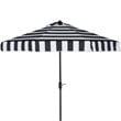 Safavieh Elsa Patio Umbrella in Black and White