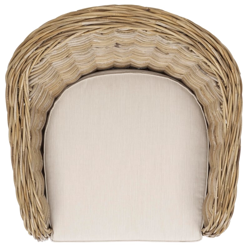 Safavieh ZANE WICKER CLUB CHAIR