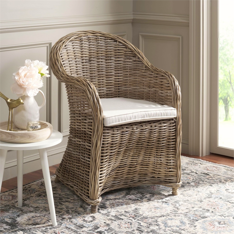 Safavieh ZANE WICKER CLUB CHAIR