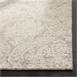 Safavieh Abstract 6' x 9' Hand Tufted Wool Rug in Gray and Ivory