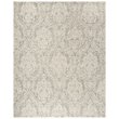 Safavieh Abstract 8' x 10' Hand Tufted Wool Rug in Gray and Ivory