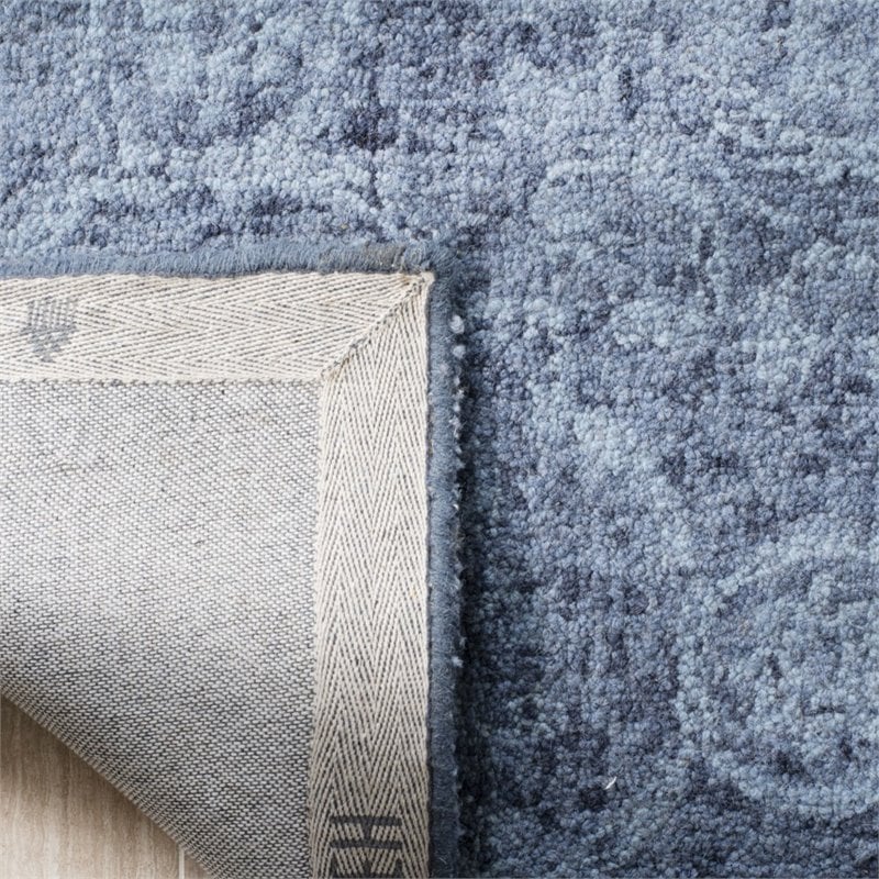 Safavieh Abstract 6' x 9' Hand Tufted Wool Rug in Blue