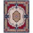 Safavieh Bellagio 4' x 6' Hand Tufted Wool Rug in Ivory and Pink