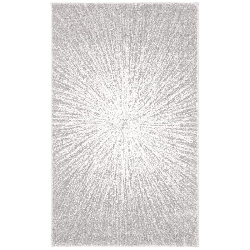 Safavieh Evoke 3' x 5' Rug in Dark Gray and Ivory