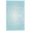 Safavieh Evoke 3' x 5' Rug in Aqua and Ivory