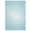 Safavieh Evoke 4' x 6' Rug in Aqua and Ivory