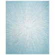 Safavieh Evoke 8' x 10' Rug in Aqua and Ivory