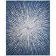 Safavieh Evoke 4' x 6' Rug in Navy and Ivory