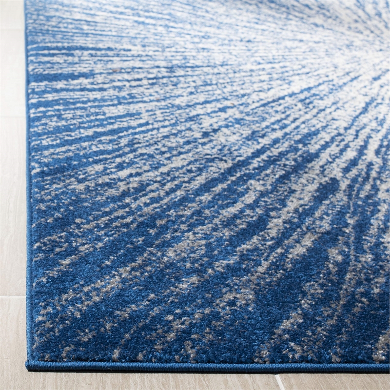 Safavieh Evoke 4' x 6' Rug in Navy and Ivory