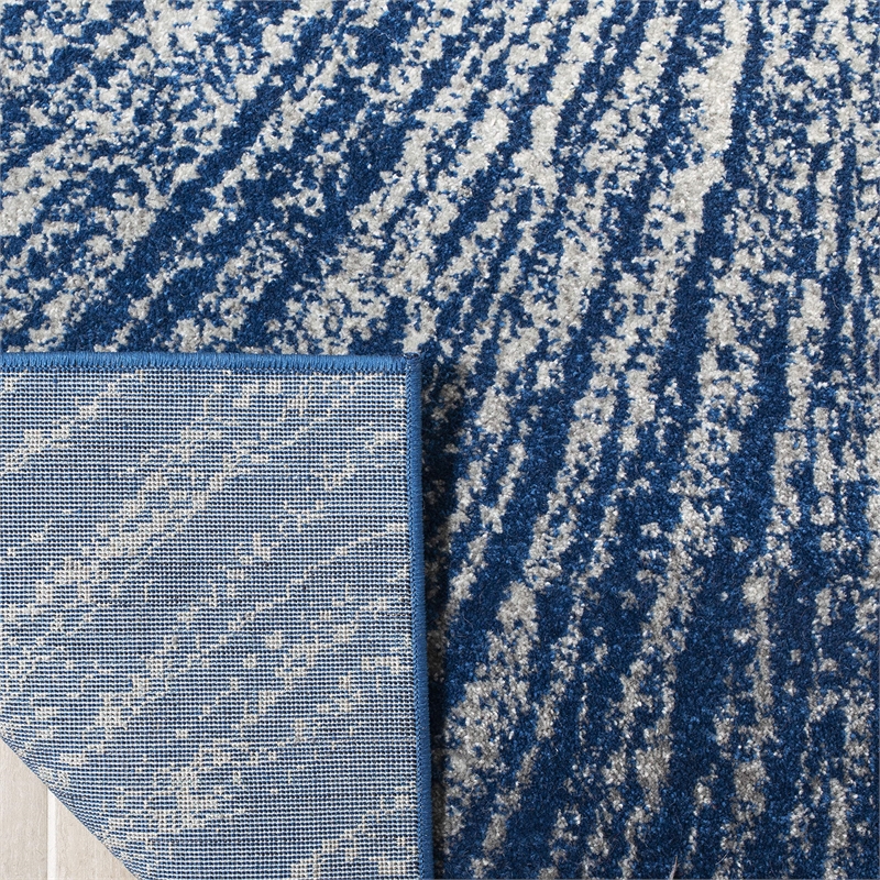 Safavieh Evoke 4' x 6' Rug in Navy and Ivory