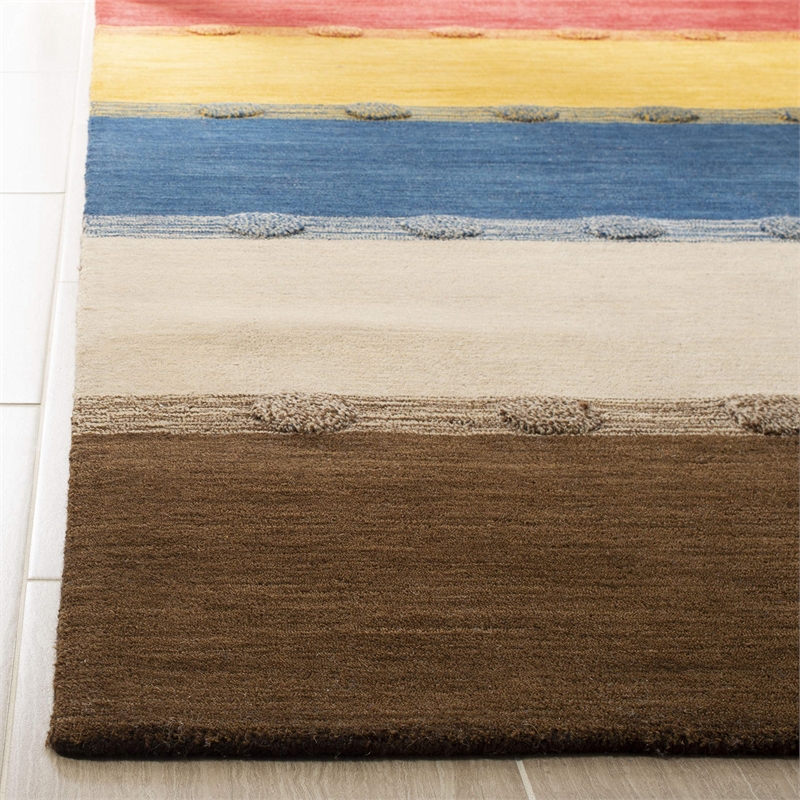 Safavieh Himalaya 4' x 6' Hand Loomed Wool Rug in Beige