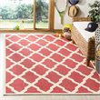 Safavieh Linden 100 9' x 12' Rug in Red and Creme