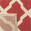 Safavieh Linden 100 9' x 12' Rug in Red and Creme