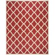 Safavieh Linden 100 9' x 12' Rug in Red and Creme
