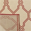 Safavieh Linden 100 8' x 10' Rug in Red and Creme