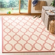 Safavieh Linden 100 9' x 12' Rug in Red and Creme