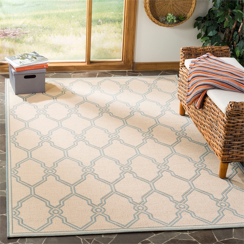 Safavieh Linden 100 9' x 12' Rug in Red and Creme