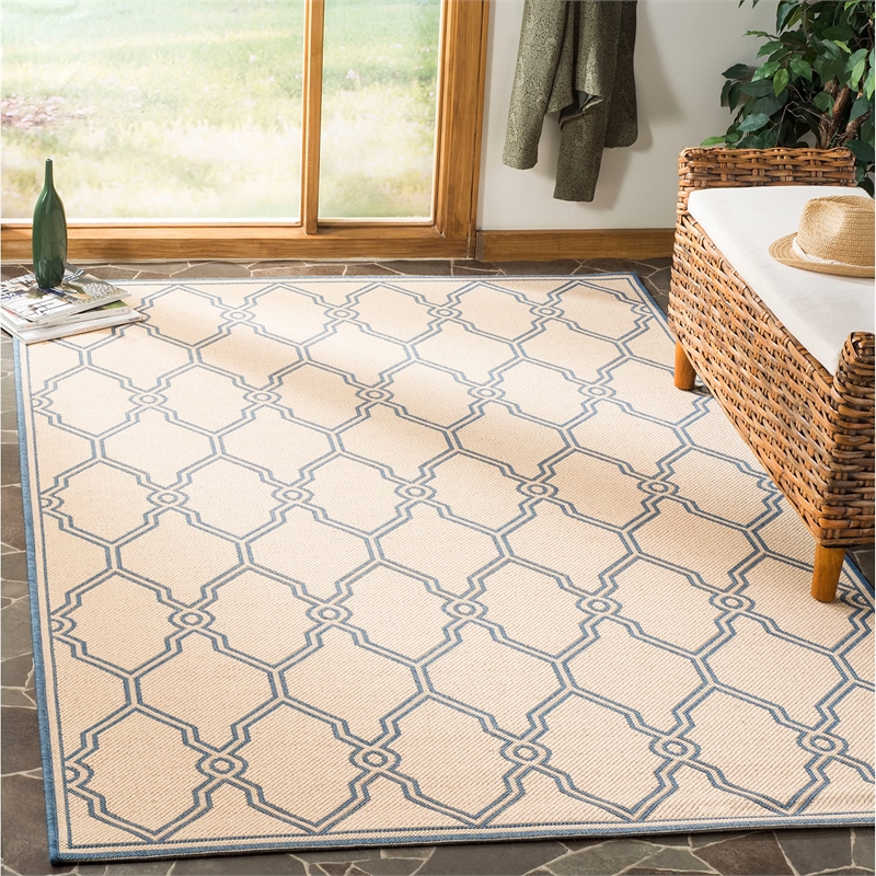 Safavieh Linden 100 9' x 12' Rug in Red and Creme