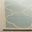 Safavieh Linden 100 4' x 6' Rug in Aqua and Cream