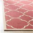 Safavieh Linden 100 9' x 12' Rug in Red and Creme