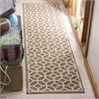 Safavieh Linden 100 2' x 8' Runner Rug in Beige and Cream