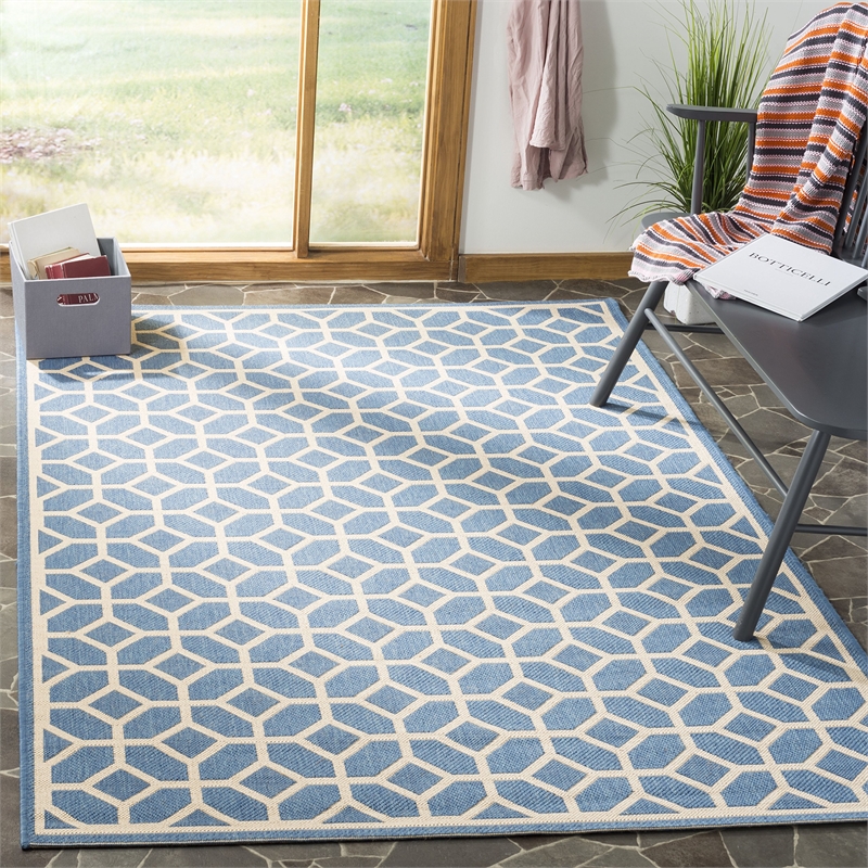 Safavieh Linden 100 8' x 10' Rug in Beige and Cream