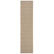 Safavieh Linden 100 2' x 8' Runner Rug in Cream and Beige