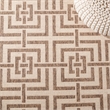 Safavieh Linden 100 2' x 8' Runner Rug in Cream and Beige