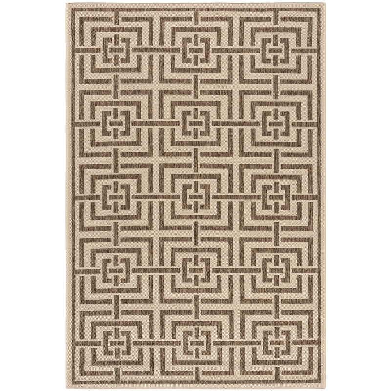 Safavieh Linden 100 4' x 6' Rug in Cream and Beige