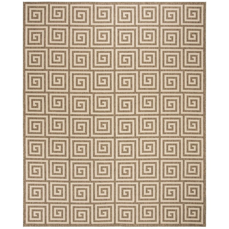Safavieh Linden 100 8' x 10' Rug in Cream and Beige