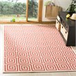 Safavieh Linden 100 9' x 12' Rug in Red and Creme