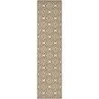 Safavieh Linden 100 2' x 8' Runner Rug in Cream and Beige