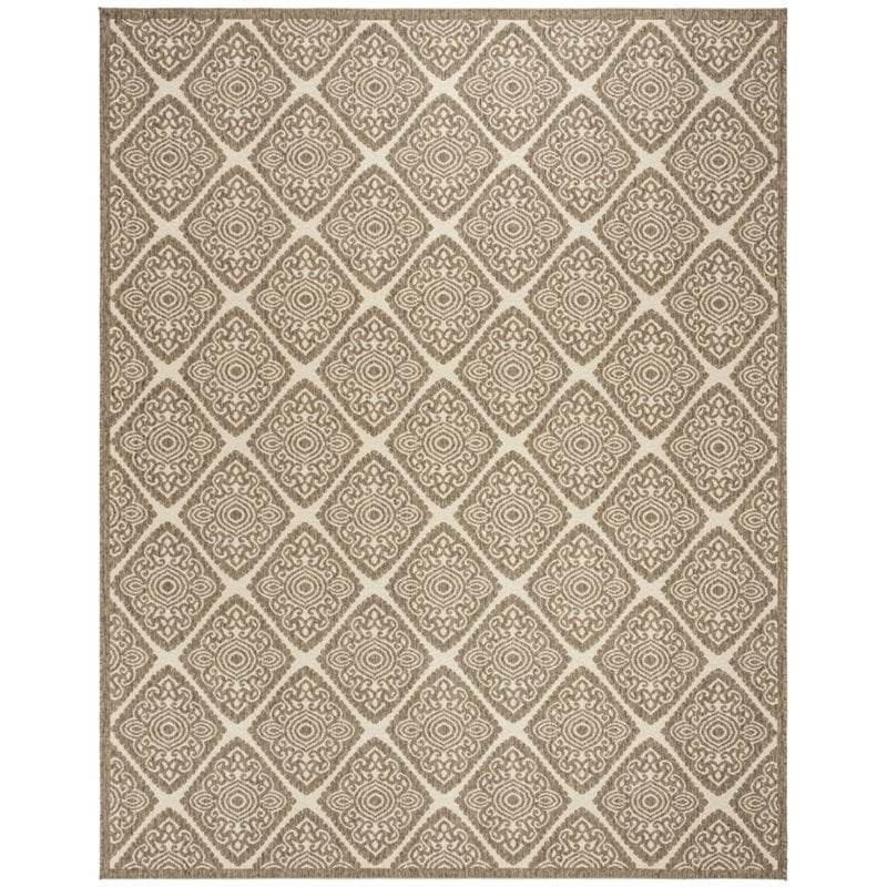 Safavieh Linden 100 8' x 10' Rug in Cream and Beige