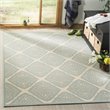 Safavieh Linden 100 9' x 12' Rug in Cream and Aqua