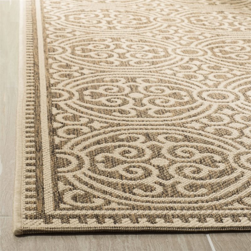 Safavieh Linden 100 9' x 12' Rug in Cream and Beige