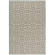 Safavieh Linden 100 4' x 6' Rug in Aqua and Cream