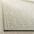 Safavieh Linden 100 9' x 12' Rug in Aqua and Cream