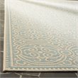 Safavieh Linden 100 4' x 6' Rug in Cream and Aqua