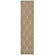 Safavieh Linden 100 2' x 8' Runner Rug in Cream and Beige