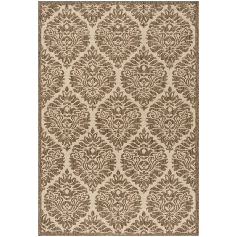 Safavieh Linden 100 4' x 6' Rug in Cream and Beige