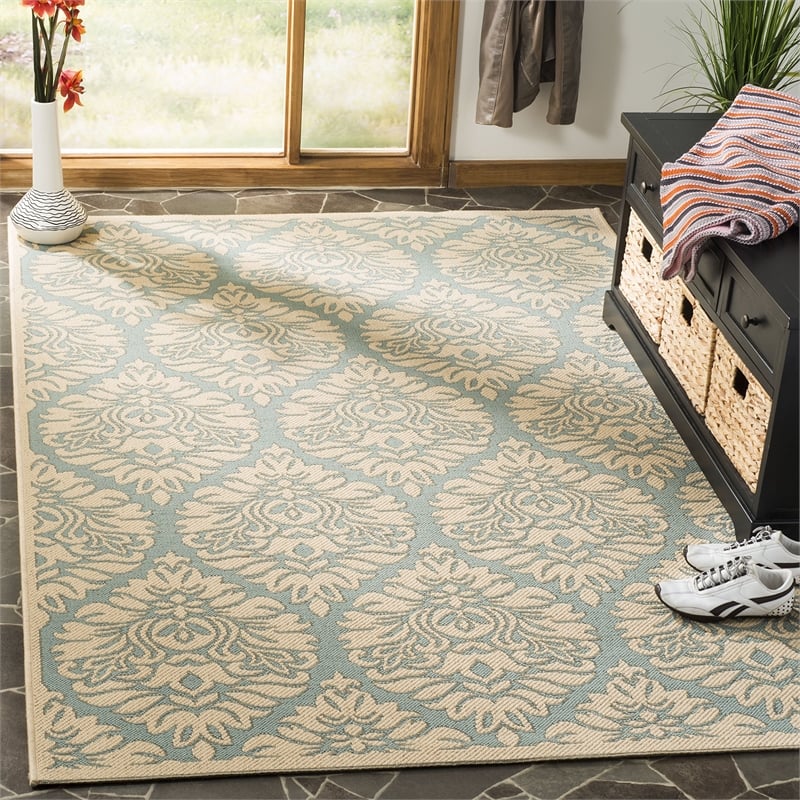 Safavieh Linden 100 9' x 12' Rug in Cream and Beige