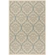 Safavieh Linden 100 4' x 6' Rug in Aqua and Cream