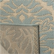 Safavieh Linden 100 8' x 10' Rug in Aqua and Cream