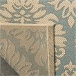 Safavieh Linden 100 9' x 12' Rug in Aqua and Cream